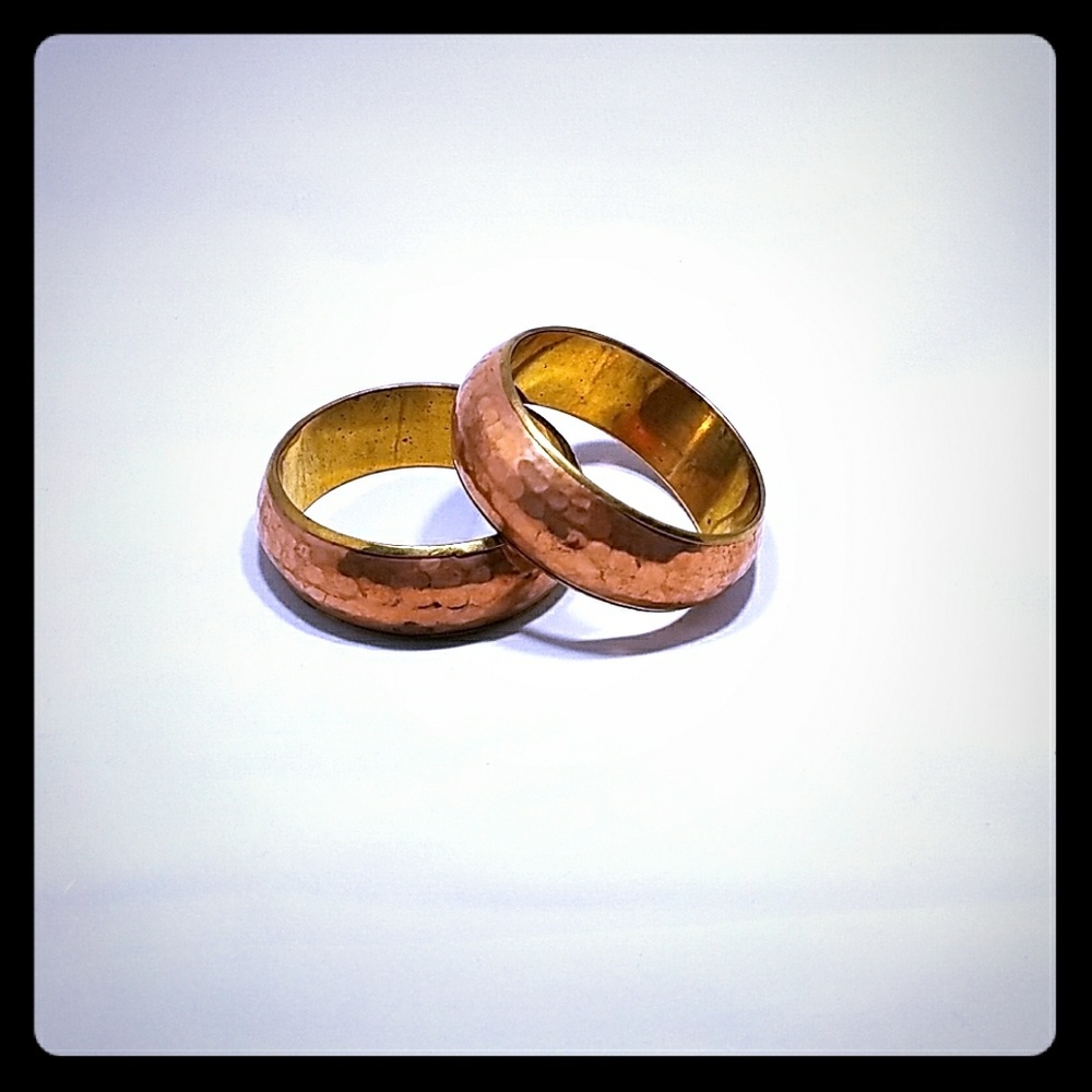 VINTAGE COPPER LOOKING BRACELET SET
